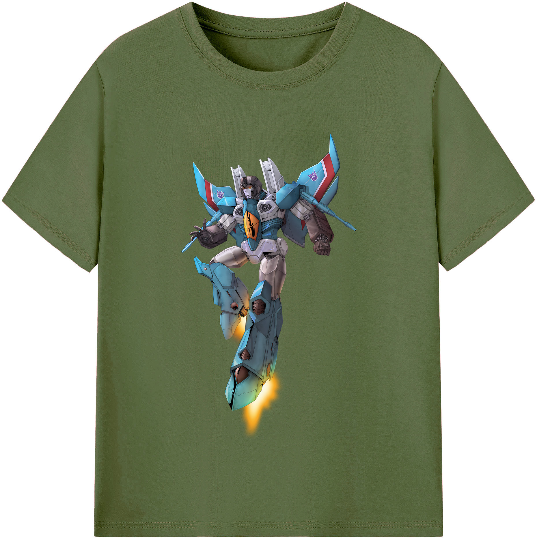 （画像用） Transformers トランスフォーマー 綿100％半袖Tシャツ（フロントプリント）